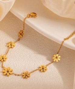 7 Flower Stainless steel Bracelet BR7