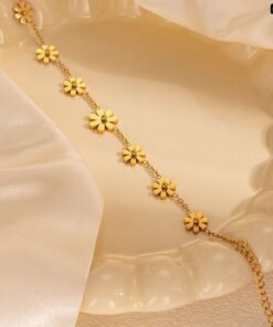 Alternative view of 7 Flower Stainless steel Bracelet BR7