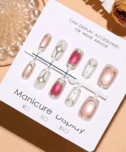 [ 30 Piece ] 100% Waterproof 3D Artwork Artificial Nails ( it's not print ) It's original 3D Work -FKN16