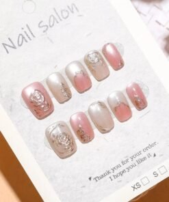 [ 30 Piece ] 100% Waterproof 3D Artwork Artificial Nails ( it's not print ) It's original 3D Work -FKN05