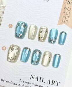 [ 30 Piece ] 100% Waterproof 3D Artwork Artificial Nails ( it's not print ) It's original 3D Work -FKN18