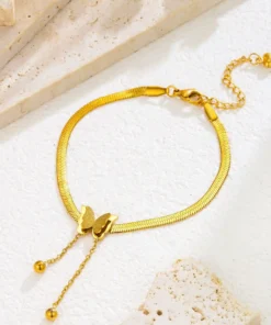 Alternative view of Pochondosoi Special Butterfly Chain Bracelet