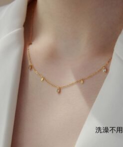 Multi Square Multi Circle Necklace