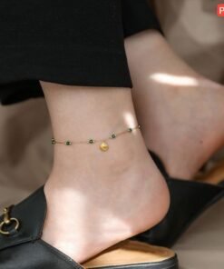 22k gold plated Shell Green ball anglet payel pl19 - Image 3