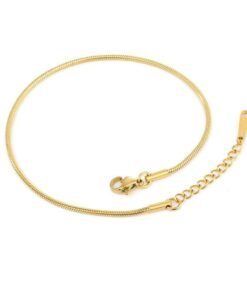 1 chain 18k gold plated Anglet payel( ১ জোড়া) PL38 - Image 4