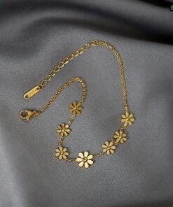 7 Flower Stainless steel Bracelet B-02 - Image 4