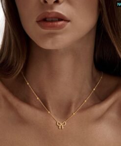 Bow Style stainless steel Necklace Nc01