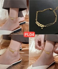 Double chain copper coin anklet payel PL-11 - Image 7