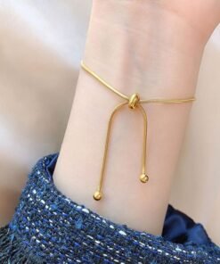 Single Chain Rope Tie Bracelet Br90 - Image 3