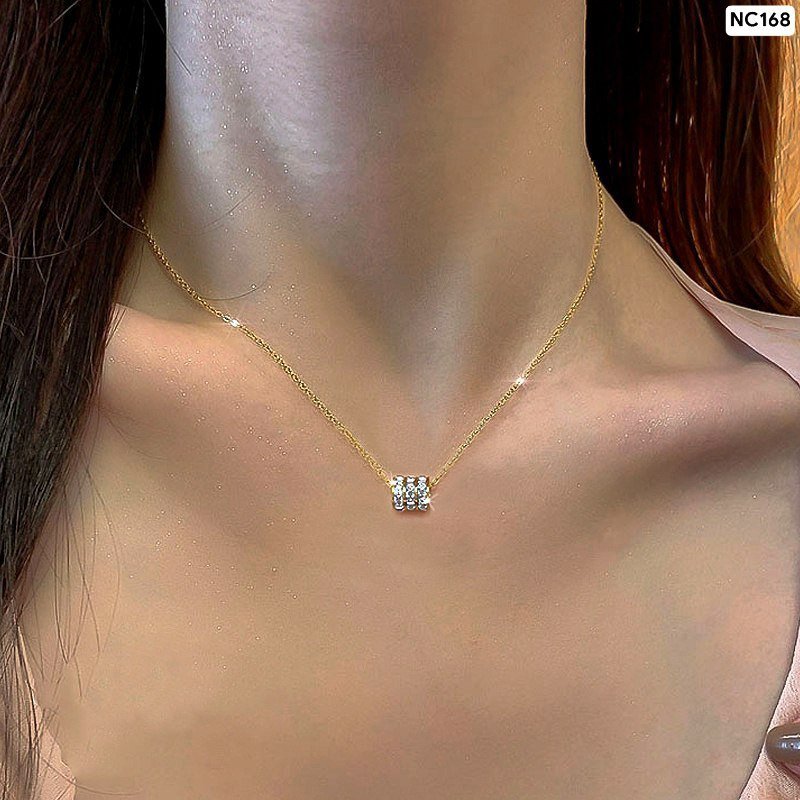 Roller 4 Gold Chip Diamond Necklace NC50C
