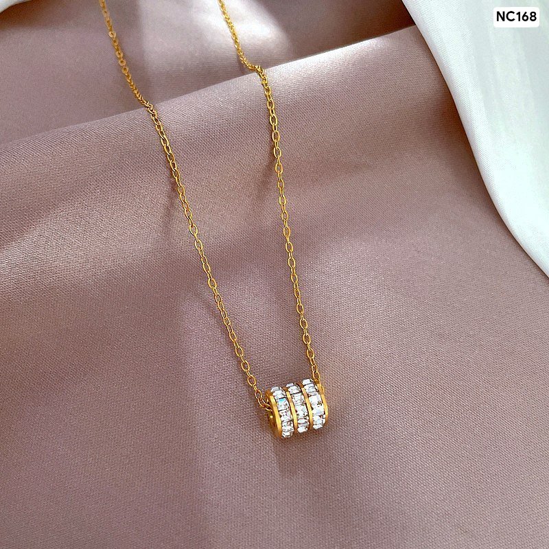 Roller 4 Gold Chip Diamond Necklace NC50C - Image 2