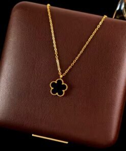 5 web 21K Gold polish necklace NC168