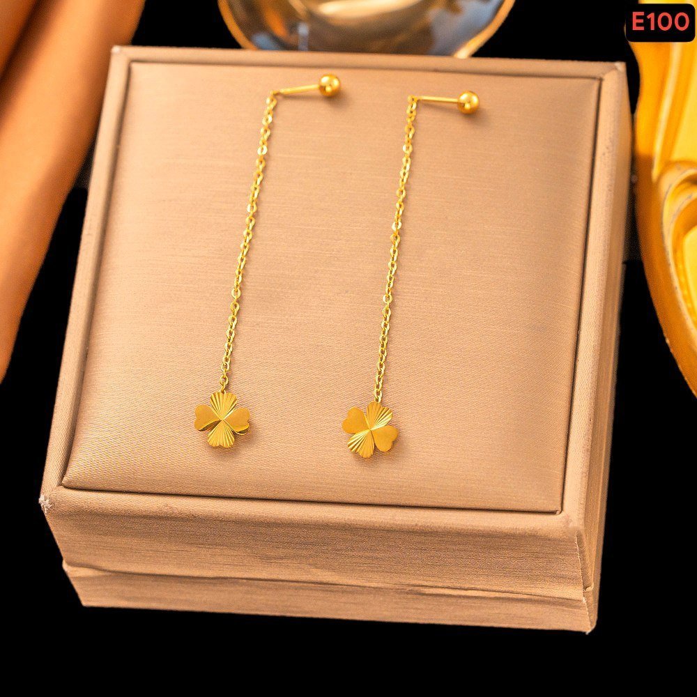 Sui suta 4 leaf earrings - Image 2