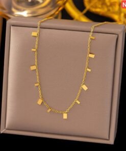 Hogh rectangular Necklace N18