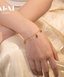High Quality Multi Colour Stone Bracelet B42 - Image 3