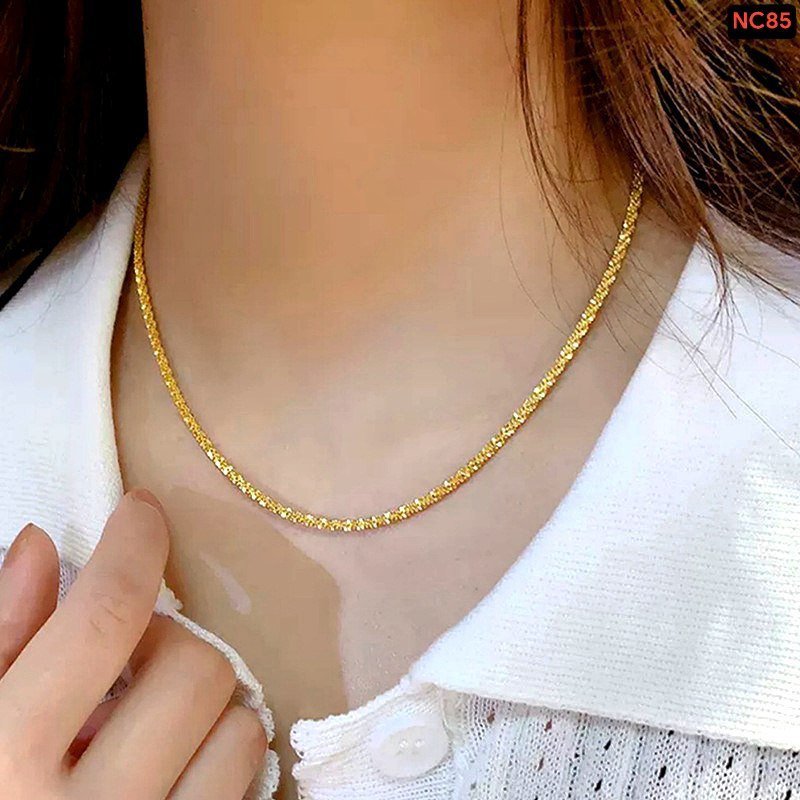 22K gold plated plane necklaceđ¸