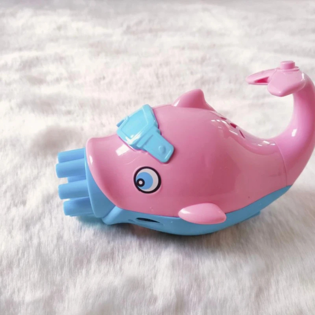 Cute Dolphin Bubble Gun Toy for Kids - Image 2