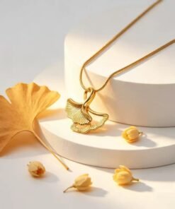 Little Appricot stainless Steel Necklace Nc02 - Image 4