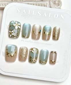 [ 30 Piece ] 100% Waterproof 3D Artwork Artificial Nails ( it's not print ) It's original 3D Work -FKN04