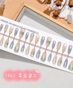[ 30 Piece ] 100% Waterproof 3D Artwork Artificial Nails ( it's not print ) It's original 3D Work -FKN01 - Image 3