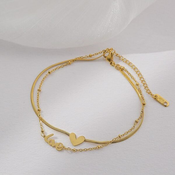 Double layer Love Anklet Payel - Image 5