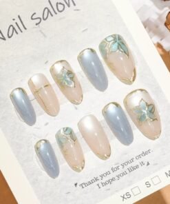 [ 30 Piece ] 100% Waterproof 3D Artwork Artificial Nails ( it's not print ) It's original 3D Work -FKN01