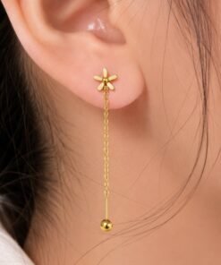 Alternative view of Sui suta earrings flower