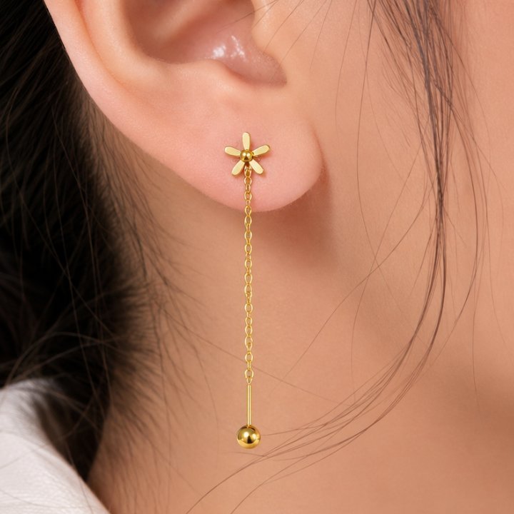Sui suta earrings flower - Image 2