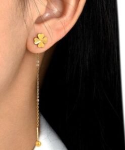 Sui suta 4 leaf earrings